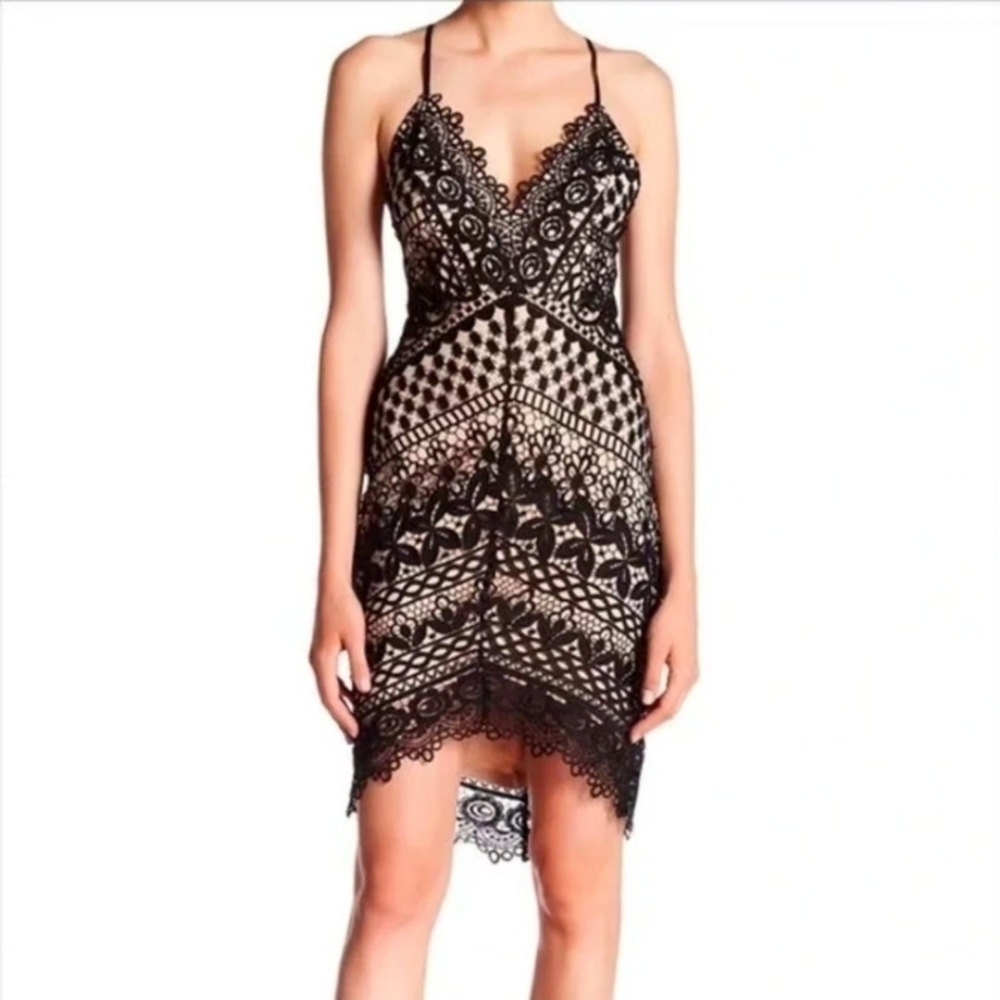 ASTR The Label Black Lace Dress Size Medium